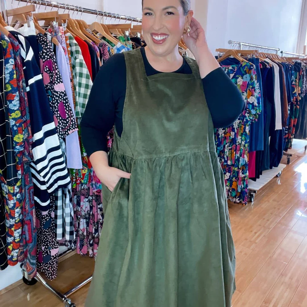 Kelly Corduroy Pinafore