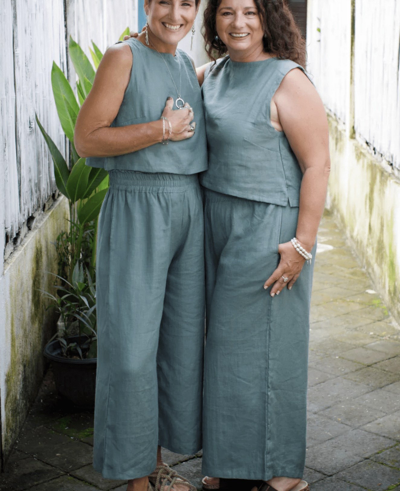 Wide Leg Linen Pants