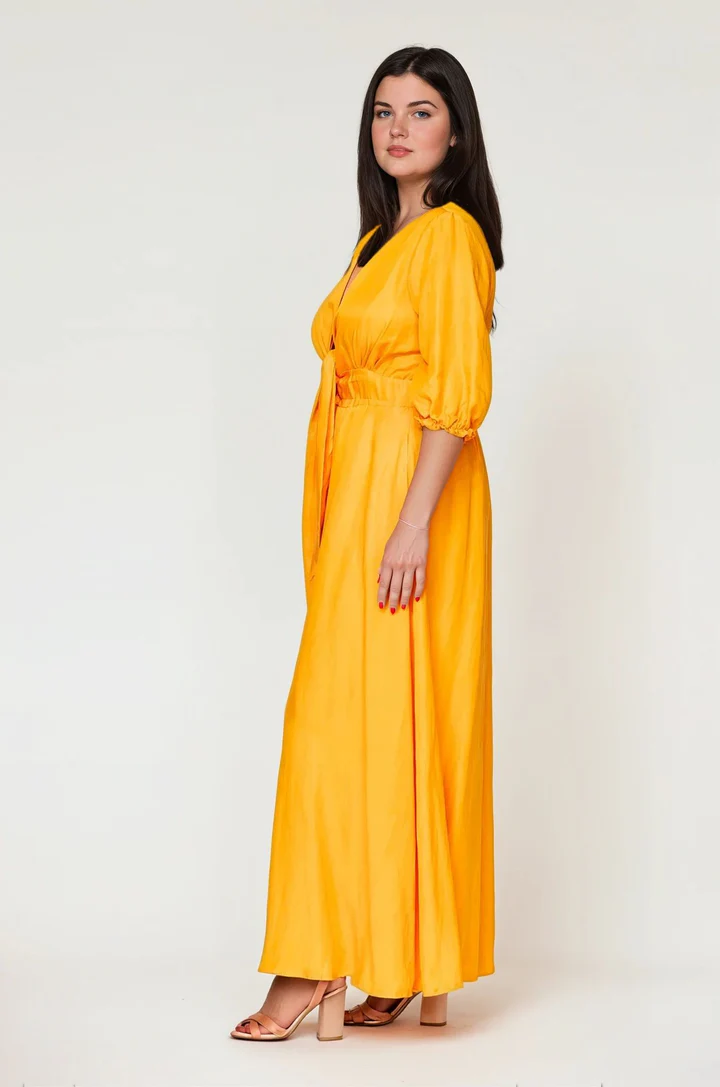 Riviere Dress Long Mango