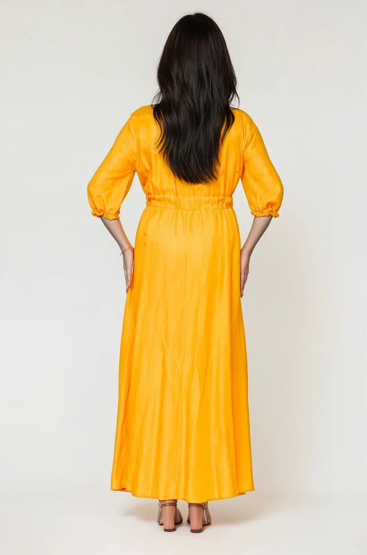Riviere Dress Long Mango