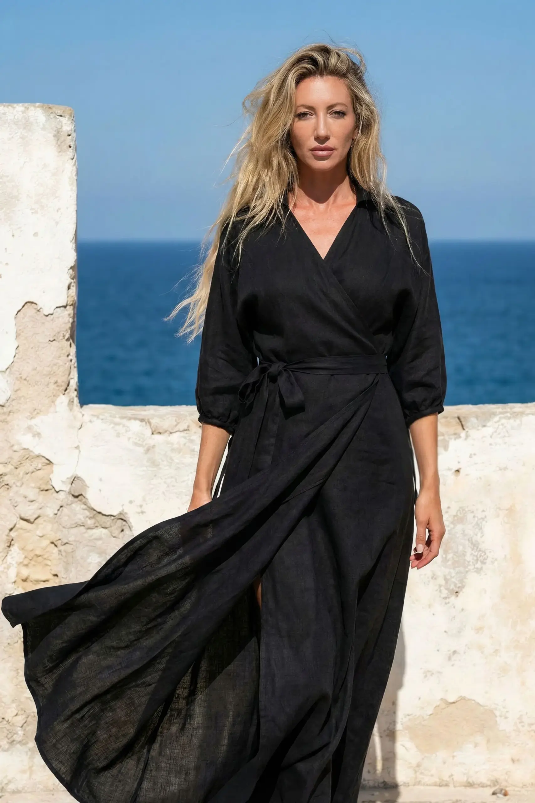 Amara Maxi Wrap Dress